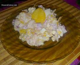Салат с чипсами