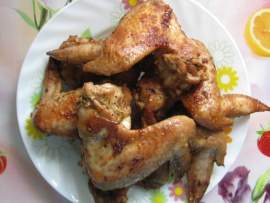 Куриные крылышки с медом