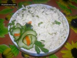 Салат из пекинской капусты с ананасами