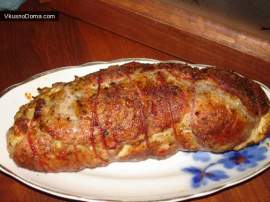 Литовский мясной рулет