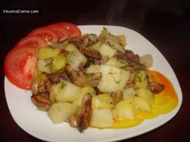 Сыроежки с картошкой