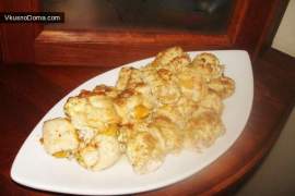 Куриные рулетики с мандарином