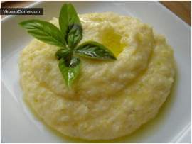 Кукурузная каша с сыром