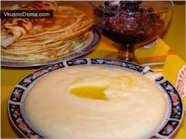 Калорийность манной каши