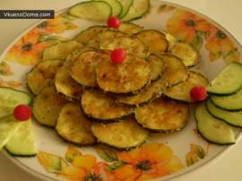 Огурцы жаренные