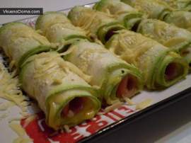 Кабачковые рулетики