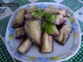 Баклажаны с чесноком маринованые