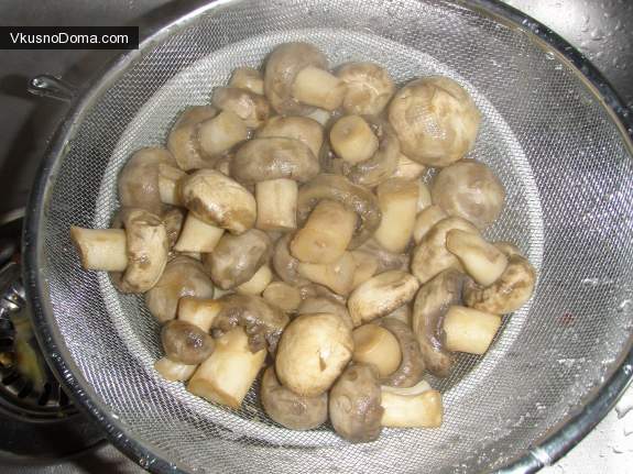 картошка с грибами