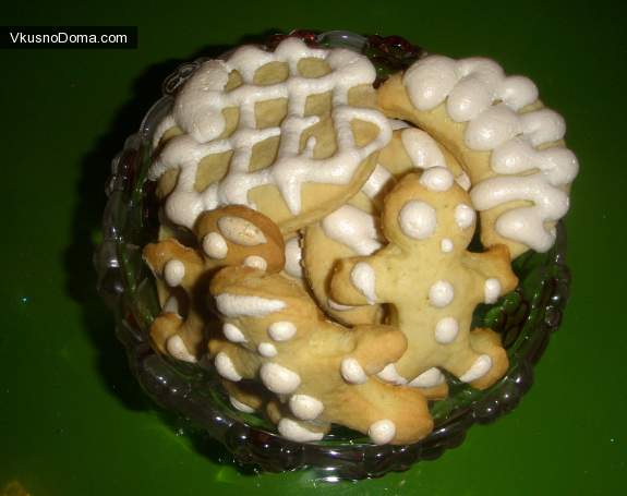 простой рецепт праздничного печенья