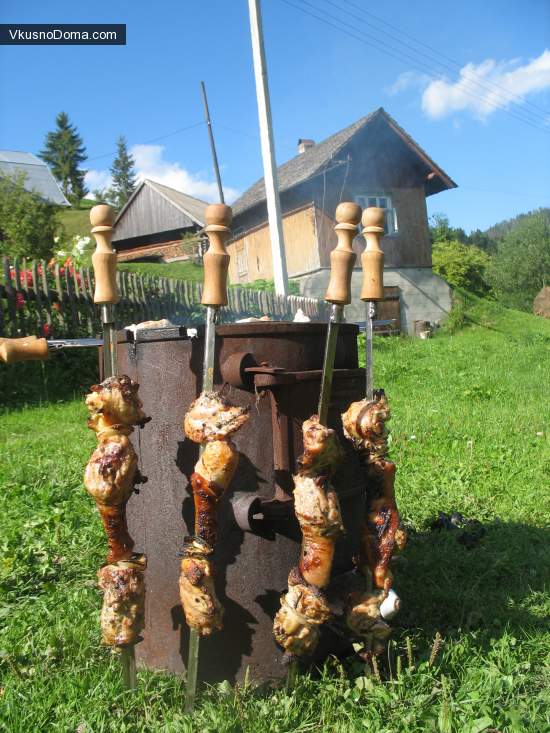 куриные шашлыки готовим