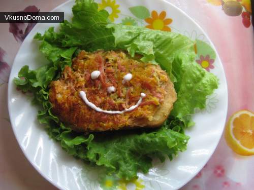 гренки ленивая пицца