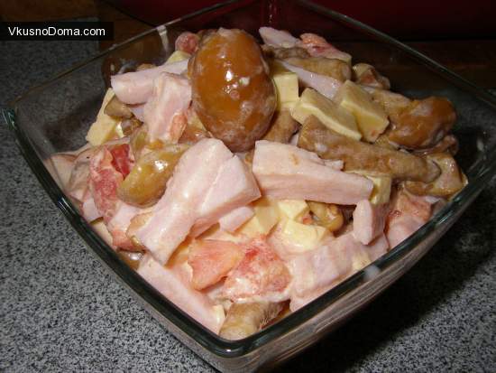 быстрые и вкусные салаты - готовим дома