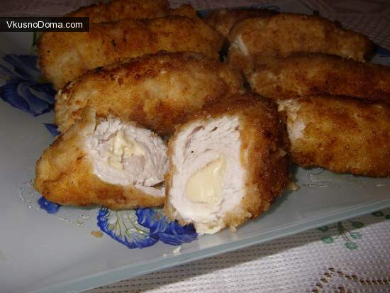 куриные рулетики с сыром
