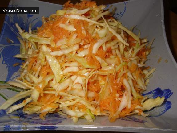 салат капустный
