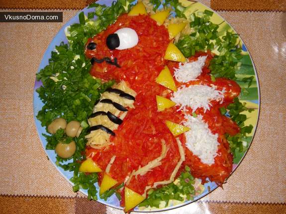 салат дракошка