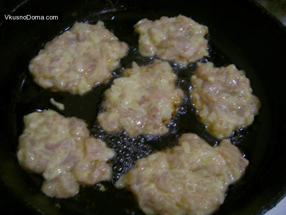 рецепт рубленых куриных отбивных