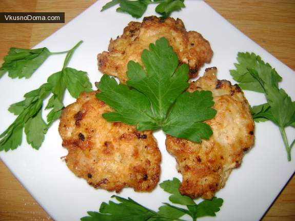 Рубленые куриные отбивные