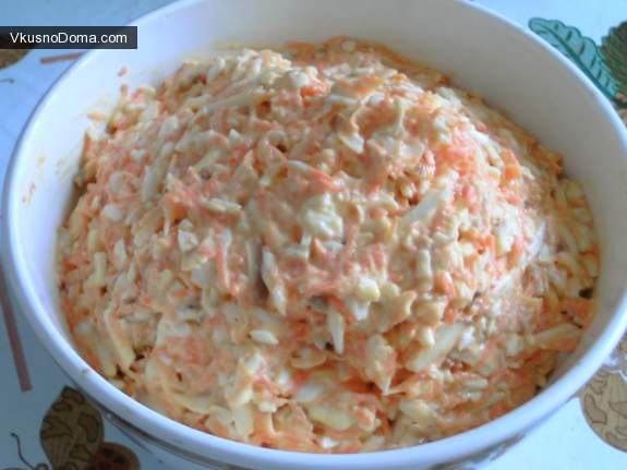 морковный салат рецепт