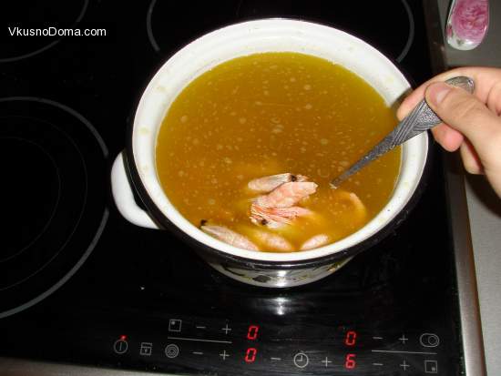 вкусные правильные креветки
