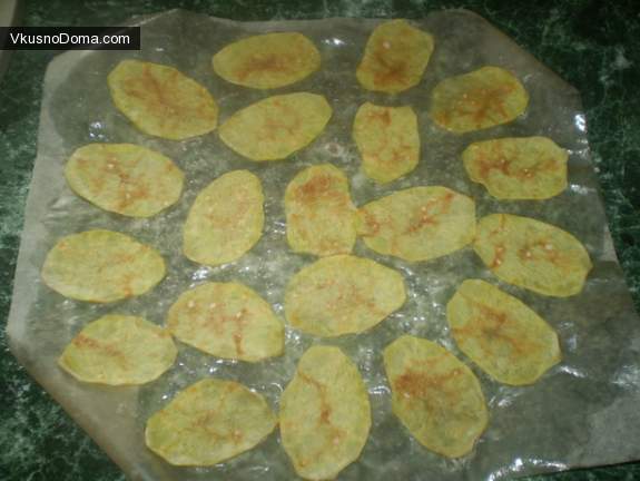 рецепт картофельных чипсов