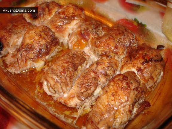 готовим индюшиные рулетики