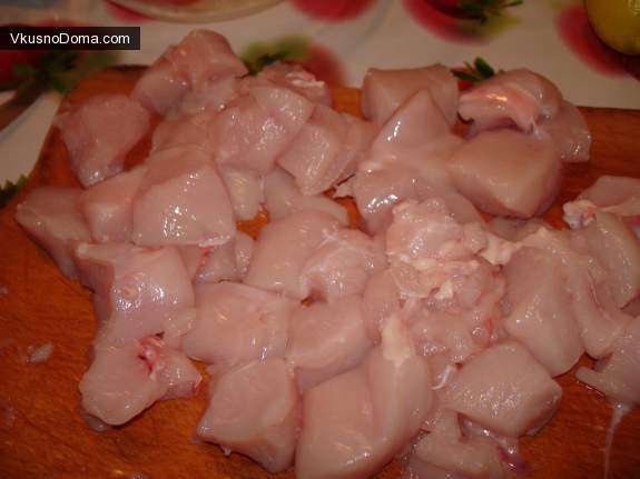 готовим куриные шашлычки с ананасом