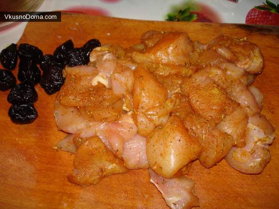 домашний рецепт курицы с черносливом