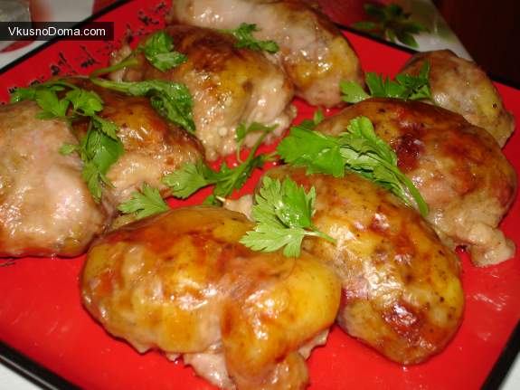 Кафтанчики с картошкой